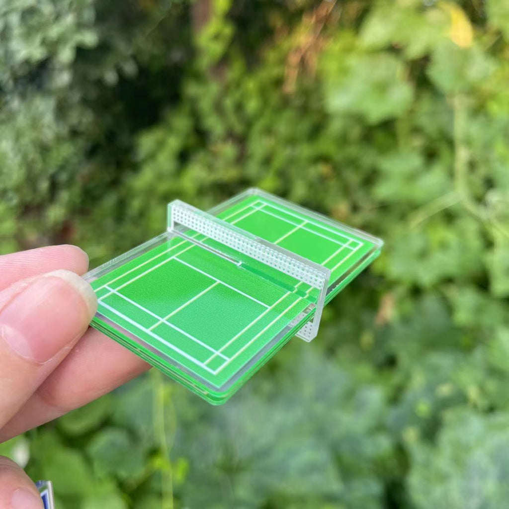 Badminton Court Table Tennis Court Peripheral Accessories Ball Bag Keychain Pendant