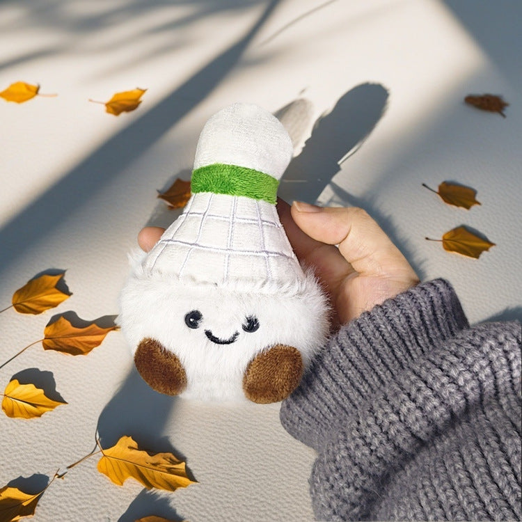 Creative Badminton Plush Toy Pendant Keychain