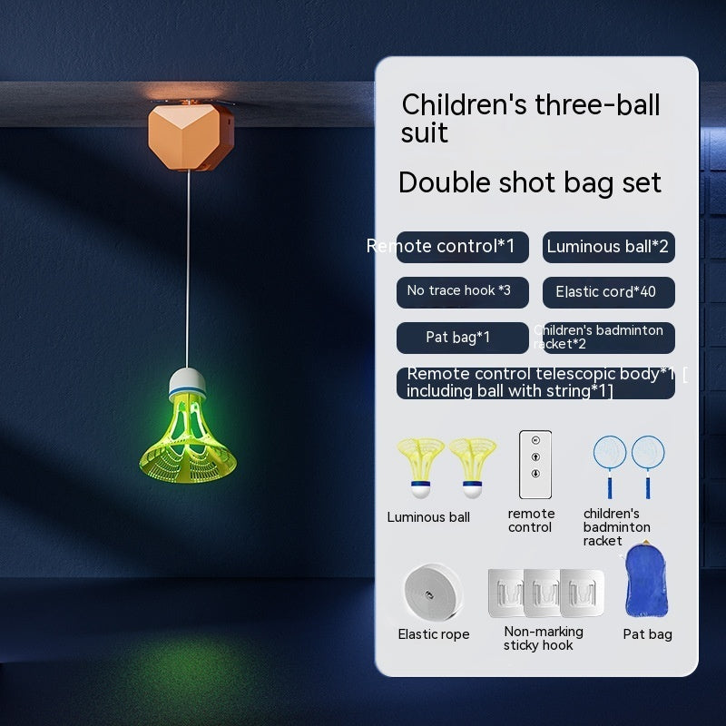 Badminton Racket Single Trainer Automatic Rebound Swing