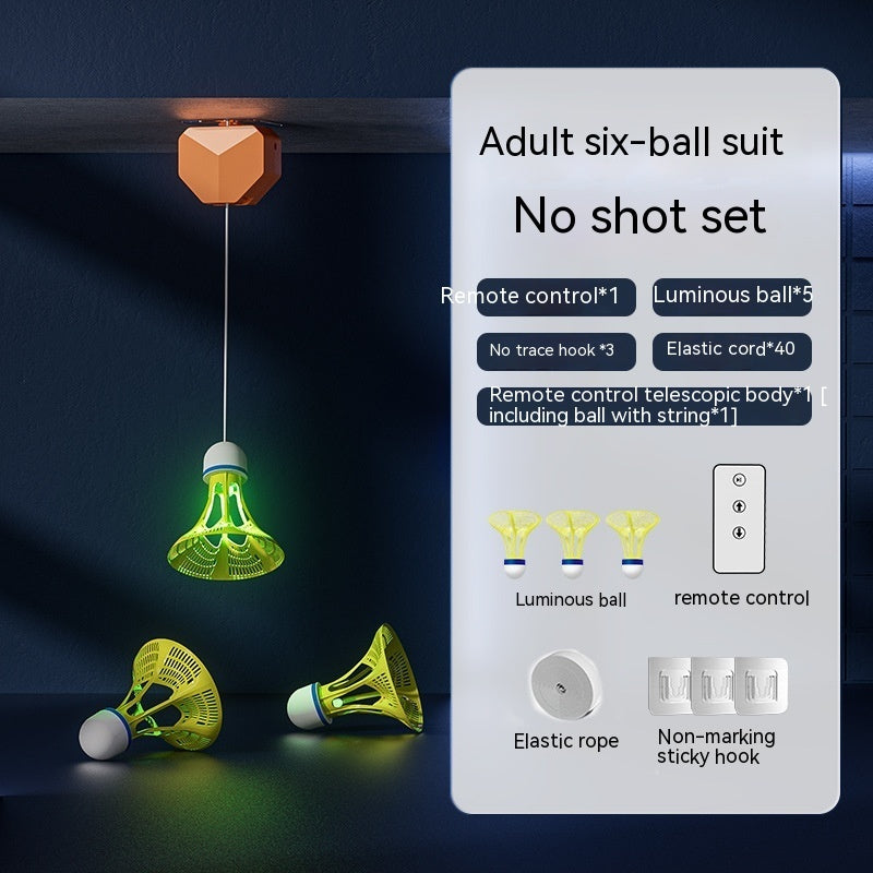 Badminton Racket Single Trainer Automatic Rebound Swing