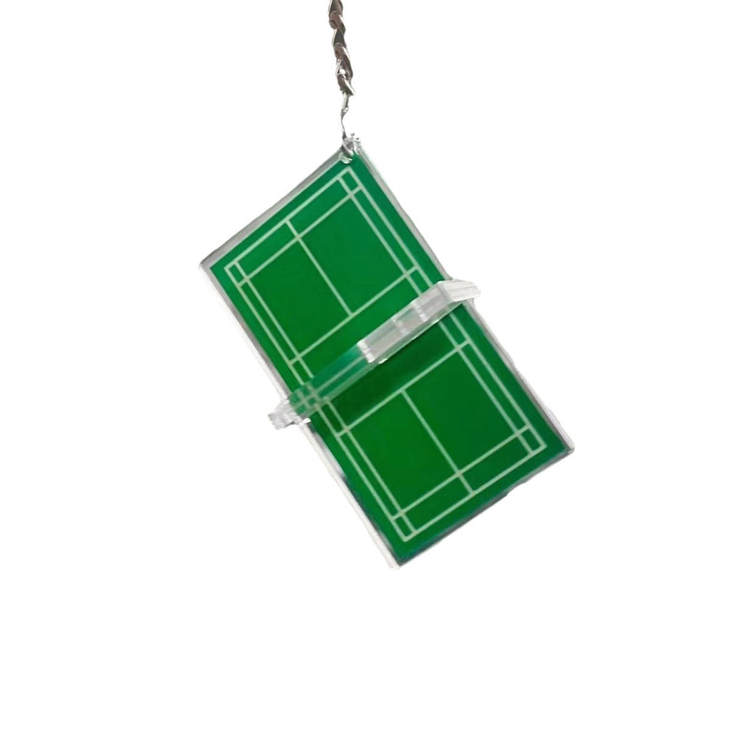 Badminton Court Table Tennis Court Peripheral Accessories Ball Bag Keychain Pendant