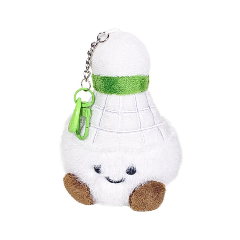 Creative Badminton Plush Toy Pendant Keychain