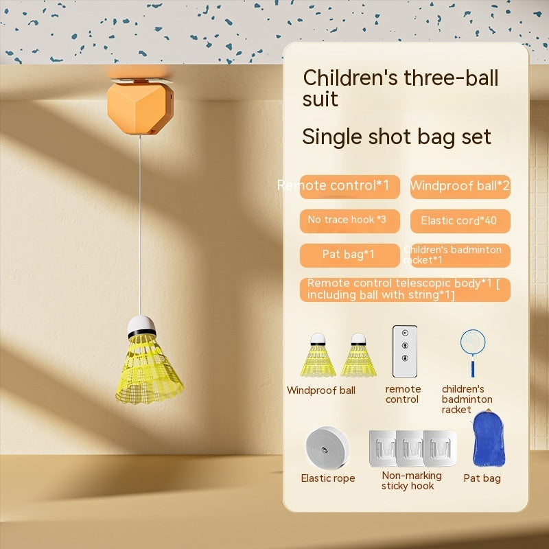 Badminton Racket Single Trainer Automatic Rebound Swing