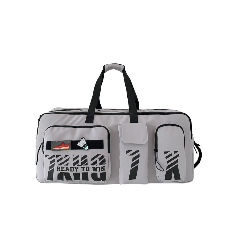 New Badminton Bag, Single Shoulder Rectangular Bag, Large Capacity Portable Tennis Bag, Men's And Women's Sports Fitness Bag