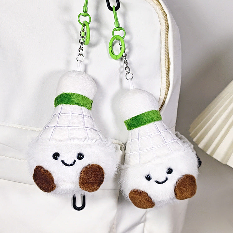 Creative Badminton Plush Toy Pendant Keychain