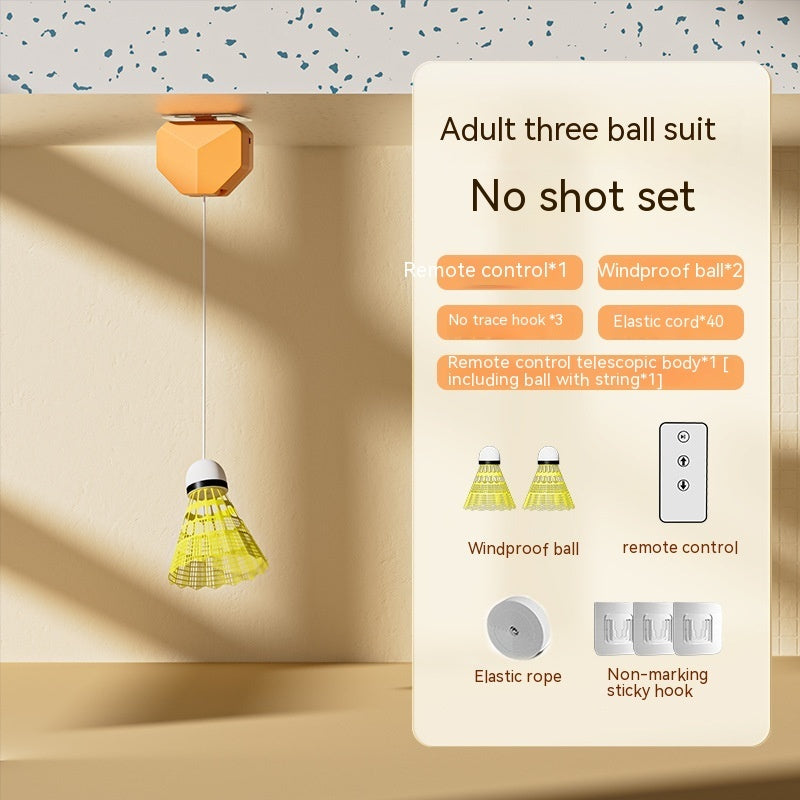 Badminton Racket Single Trainer Automatic Rebound Swing